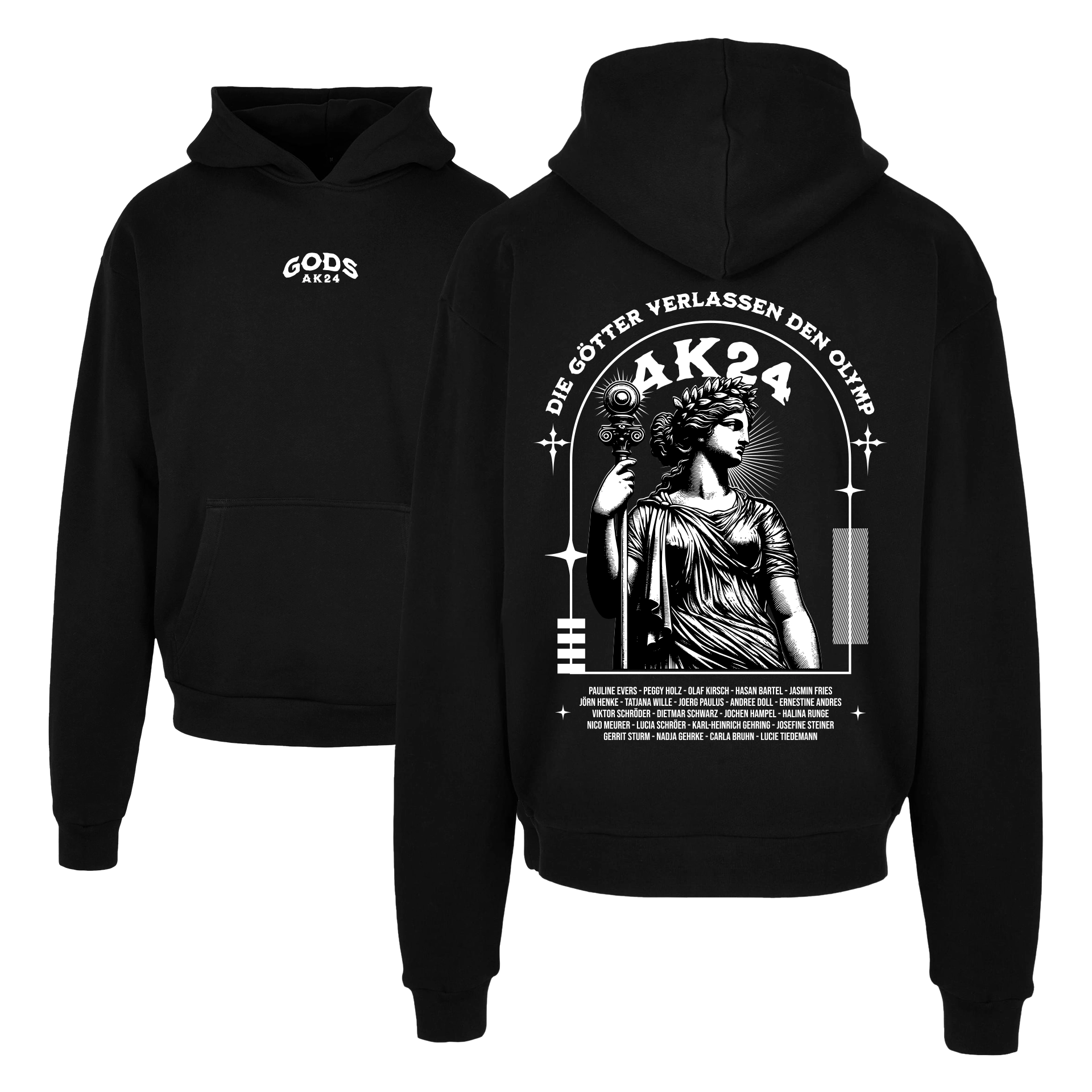 Abschlussmotiv „Die Götter verlassen den Olymp“