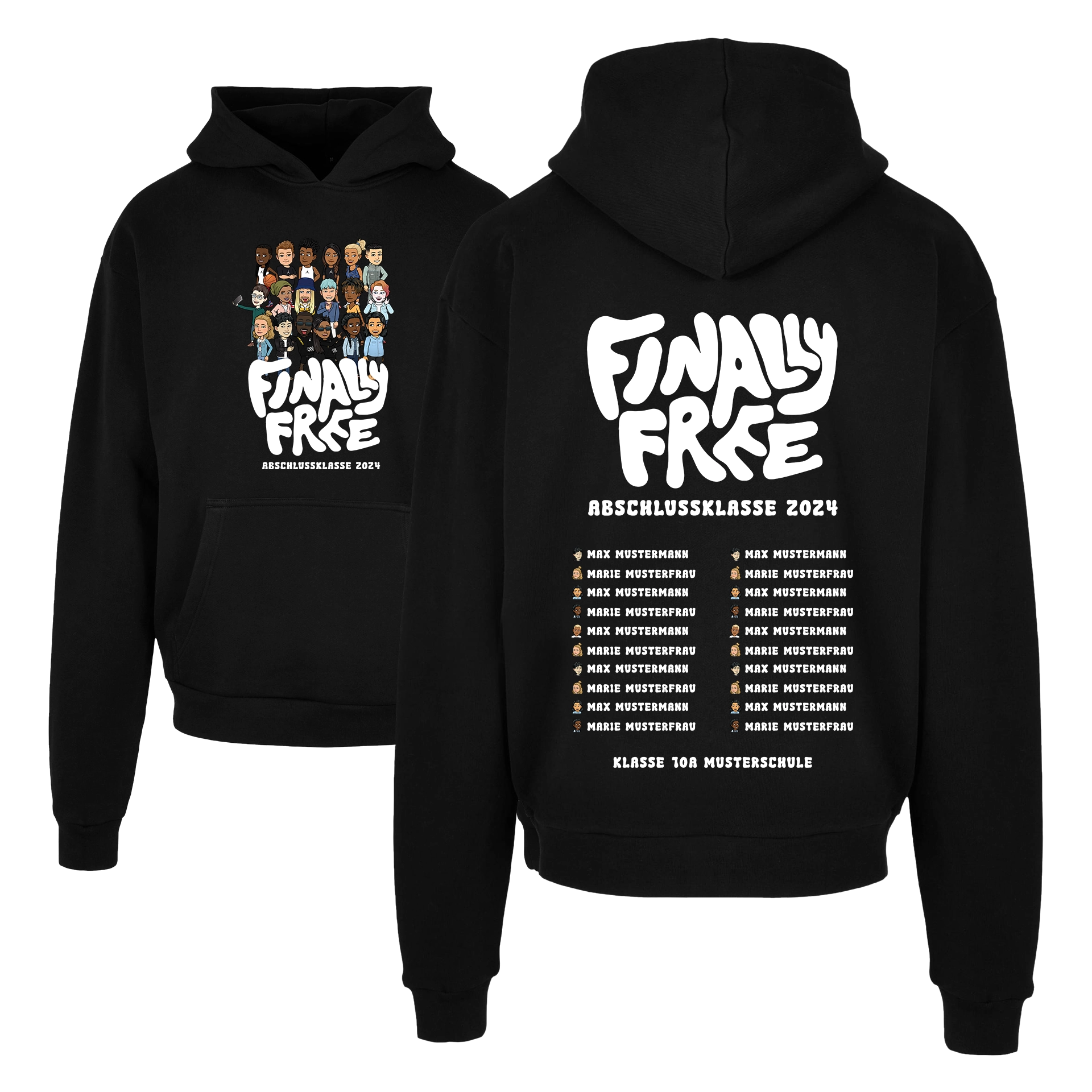 Abschlussmotiv „Bitmoji – Finally Free“