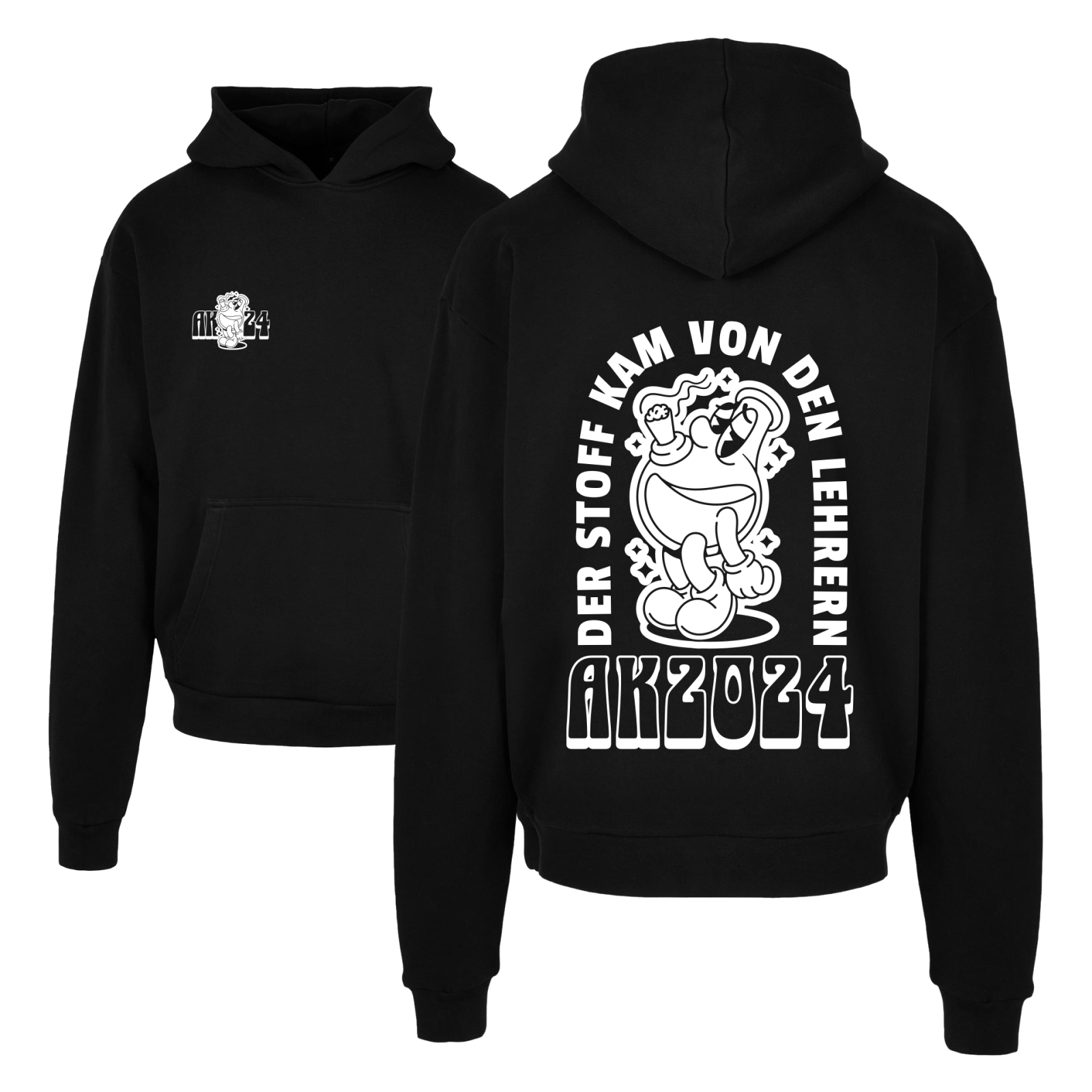 Abschlusspullis Der Stoff Kam Von Den Lehrern AK WEAR - Dein Partner für Abschluss Pullover & Abi Pullis