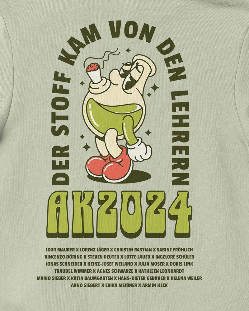 Abschlusspullis Der Stoff Kam Von Den Lehrern Abschluss Motive | In bester Qualität bei ak-wear.de