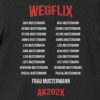 Abschlussmotiv "Wegflix" Rückseite