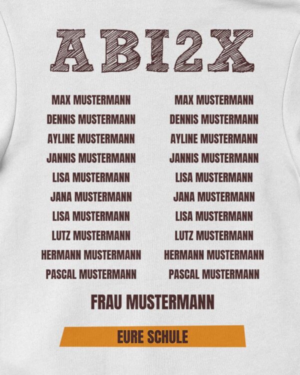 Abschlussmotiv "Abier" Rückseite