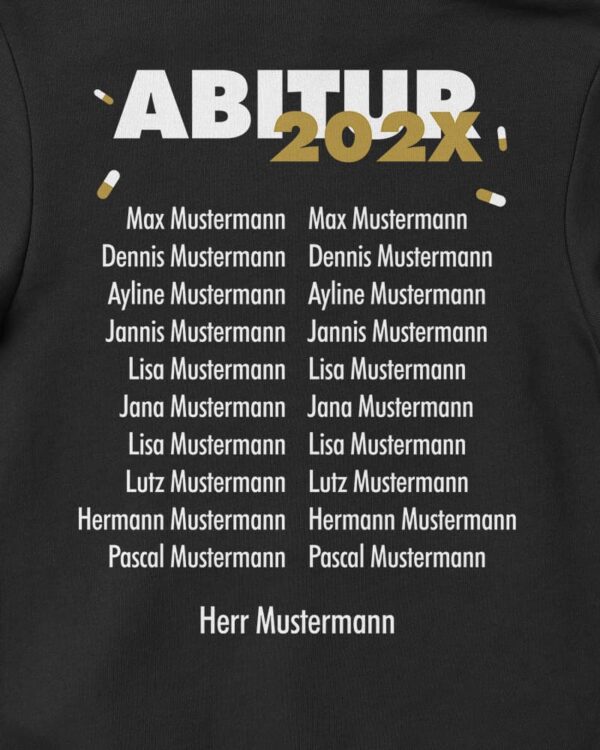 Abschlussmotiv "Abicetamol" Rückseite