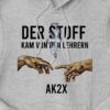 Abschlussmotiv "Der Stoff kam von den Lehrern realistisch" Vorderseite