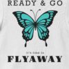 Abschlussmotiv "Ready to go butterfly - Backprint" Rückseite
